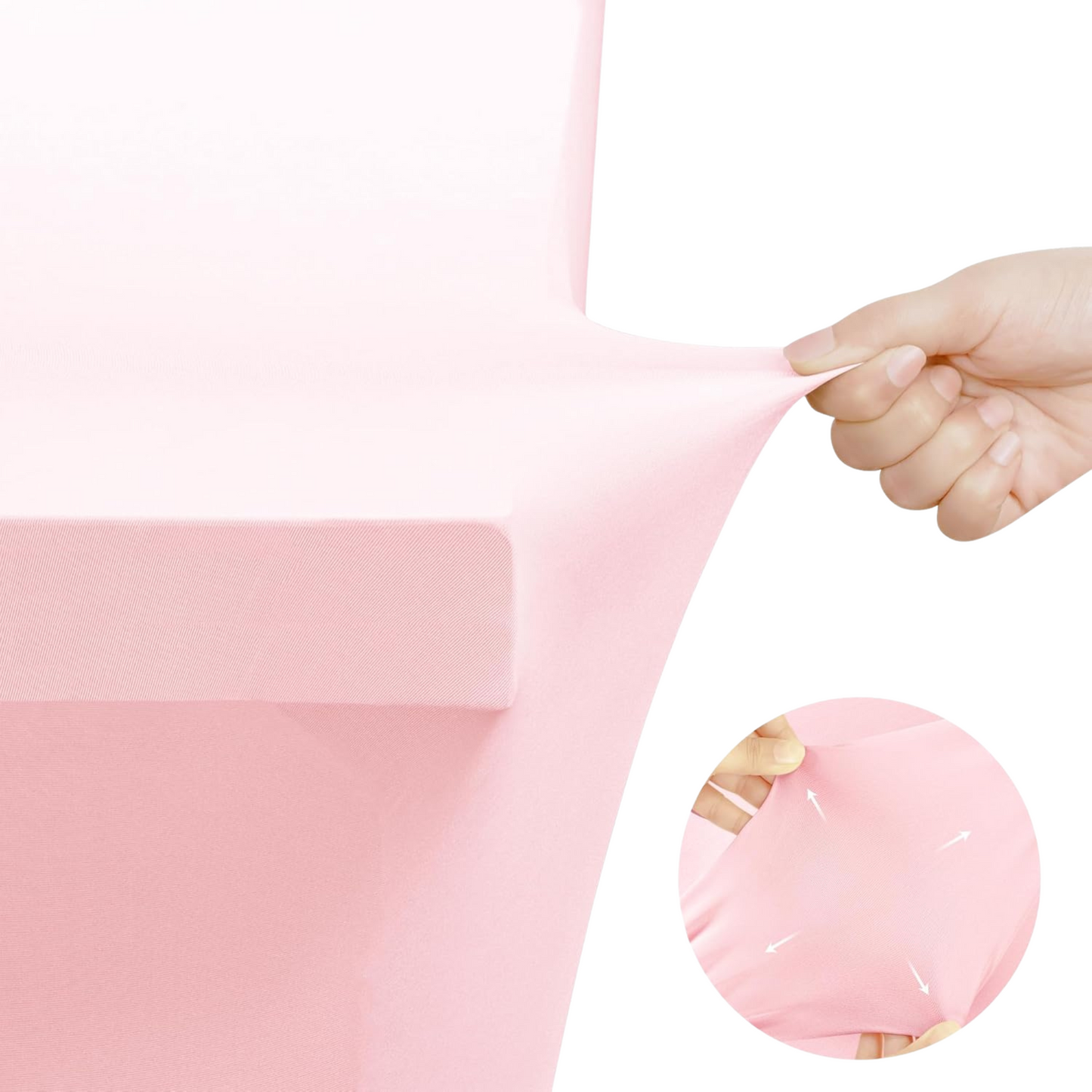 Pokrowiec na stół bankietowy cateringowy RÓŻOWY 180×76 cm | Premium jakość