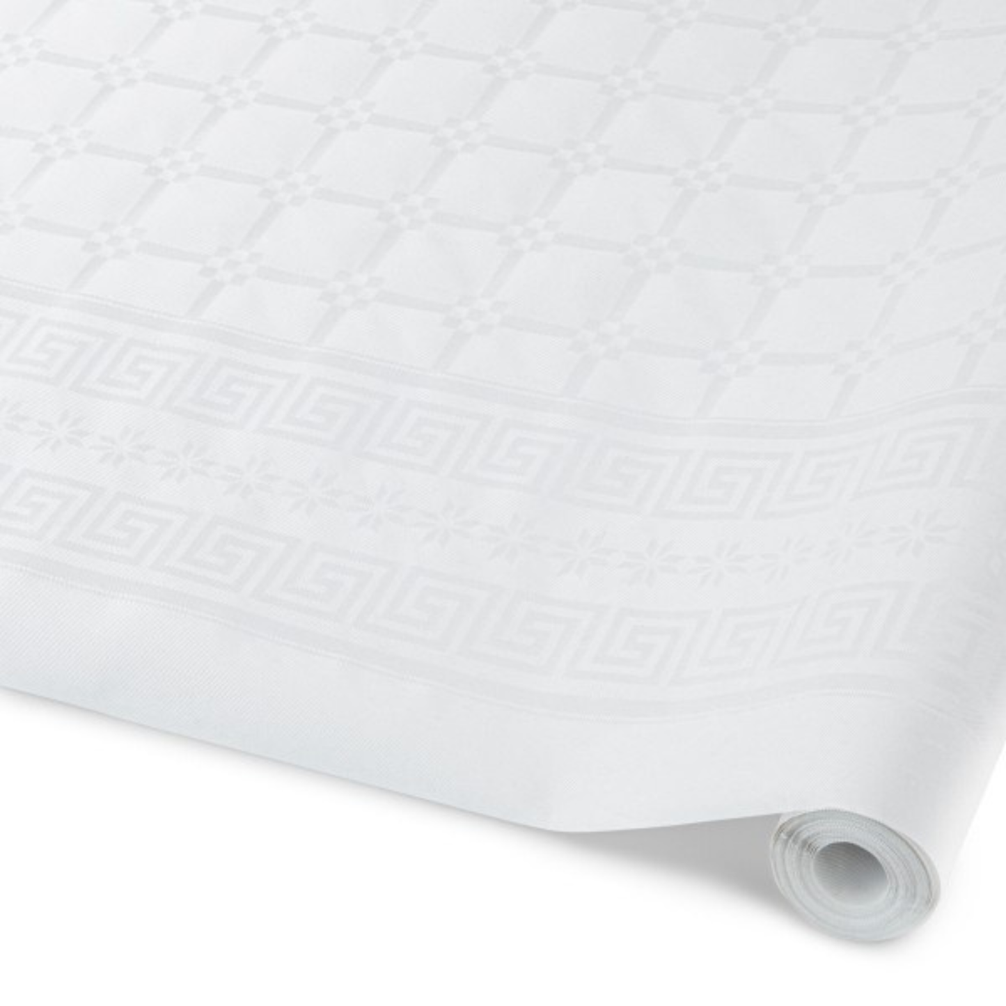 OBRUS papierowy w rolce BIAŁY 1,2mx8m – elegancki, tłoczony, plamoodporny | Wygoda i estetyka na każdą okazję