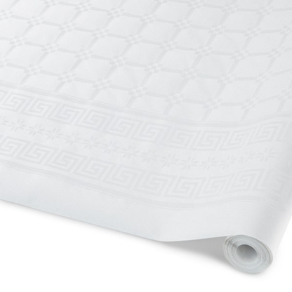 OBRUS papierowy w rolce BIAŁY 1,2mx8m – elegancki, tłoczony, plamoodporny | Wygoda i estetyka na każdą okazję