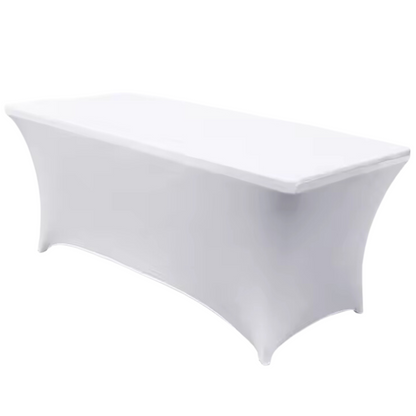 Pokrowiec na stół bankietowy cateringowy BIAŁY 180×76 cm | Premium jakość